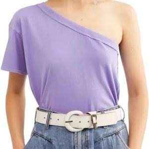 Free People We the Free Aubrey Tee Purple